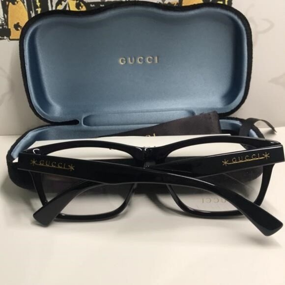 New Authentic Gucci Black Eyeglasses GG1177o 004 - Picture 3 of 12